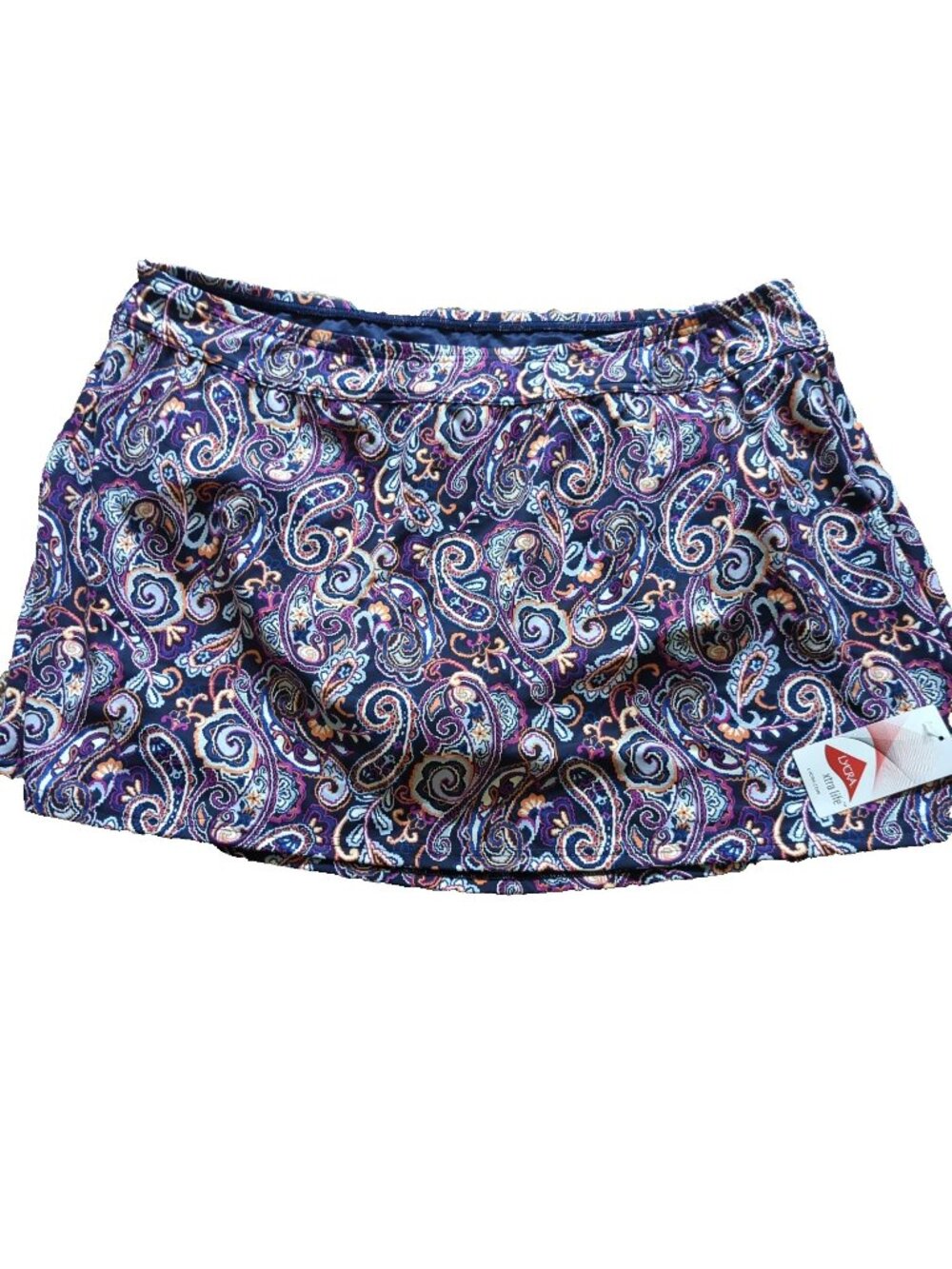 NWOT Lands End Womens Plus Size 18W  Paisley Swimsuit Swim Skirt Bottom-lp